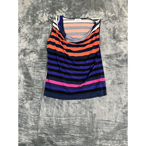 Calvin Klein Tops - Calvin Klein Womens Striped Sleeveless Top Multicolor Scoop Neck Size M